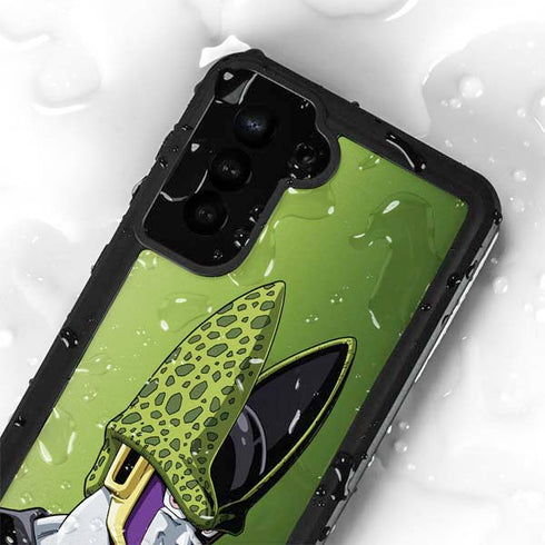 Dragon Ball Z Cell Portrait Galaxy S24 Plus Waterproof Case